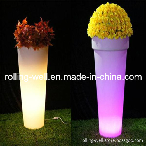 Round Lighting Flower Pot (RW-029)